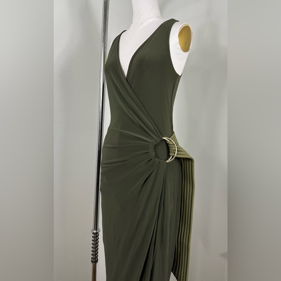 Zhivago The Wick Gown in Olive - Picture 4 of 6